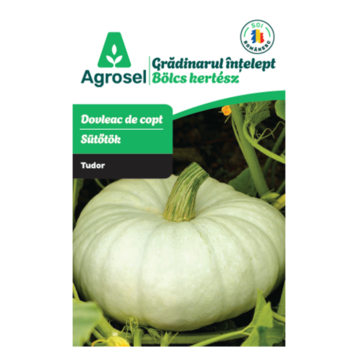 Seminte Dovleac de copt TUDOR, Agrosel, Gradinarul intelept - 3 g
