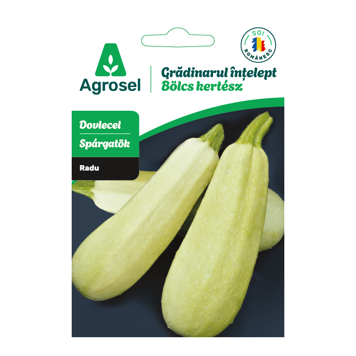 Seminte Dovlecel RADU, Agrosel, Gradinarul intelept - 3,5 g