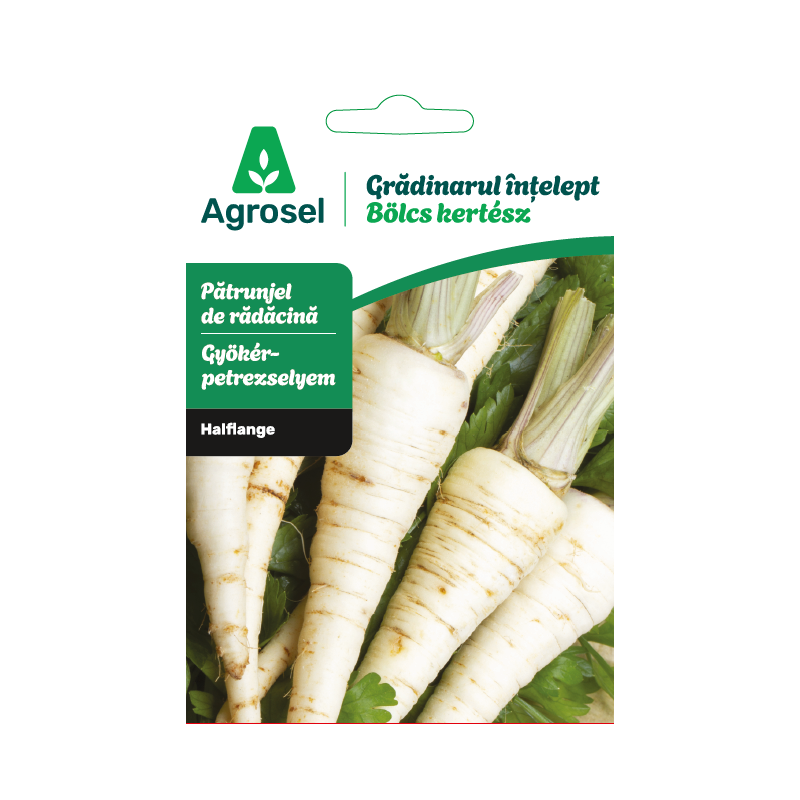 Seminte Patrunjel radacina HALFLANGE, Agrosel - 4,5 g