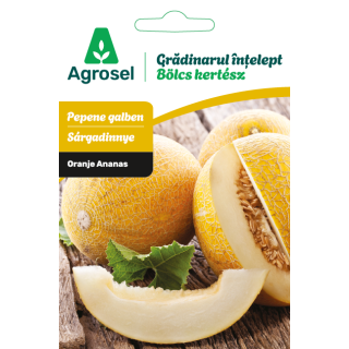 Seminte Pepene galben ANANAS/ORANJE ANANAS, Agrosel - 2 g