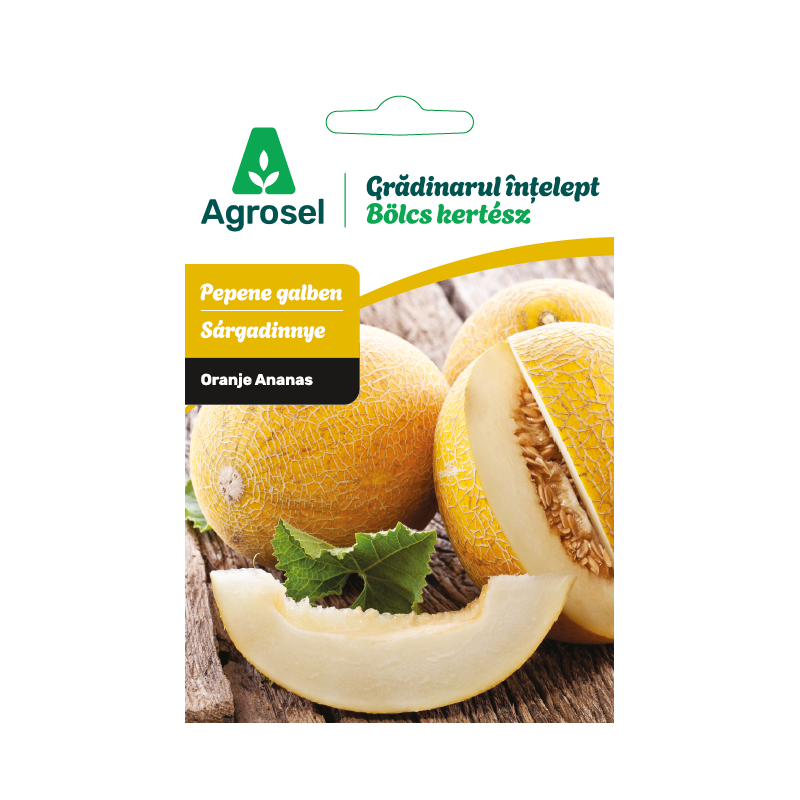 Seminte Pepene galben ANANAS/ORANJE ANANAS, Agrosel - 2 g
