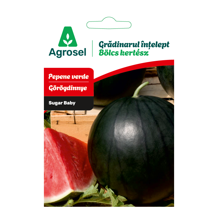 Seminte Pepene verde SUGAR BABY, Agrosel - 2 g
