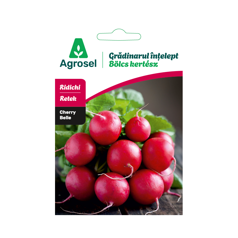 Seminte Ridichi CHERRY BELLE, Agrosel - 4 g