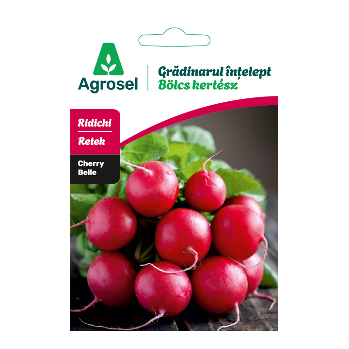 Seminte Ridichi CHERRY BELLE, Agrosel - 4 g