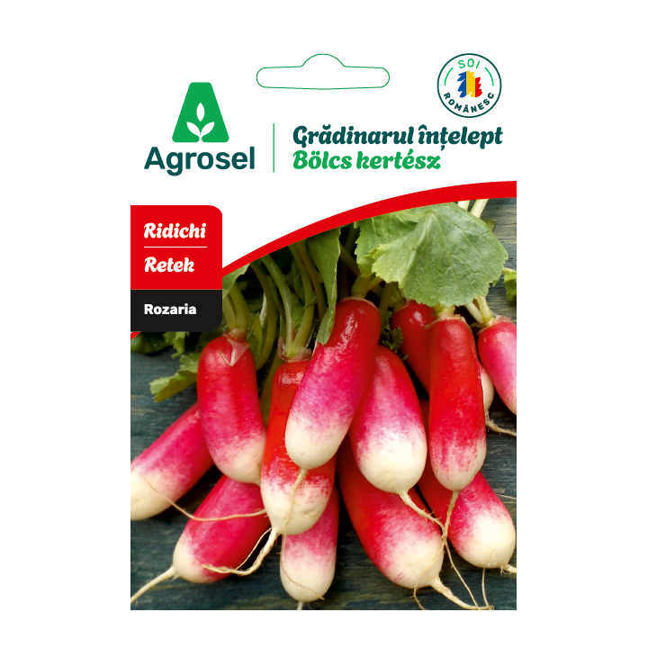 Seminte Ridichi ROZARIA, Agrosel - 4 g