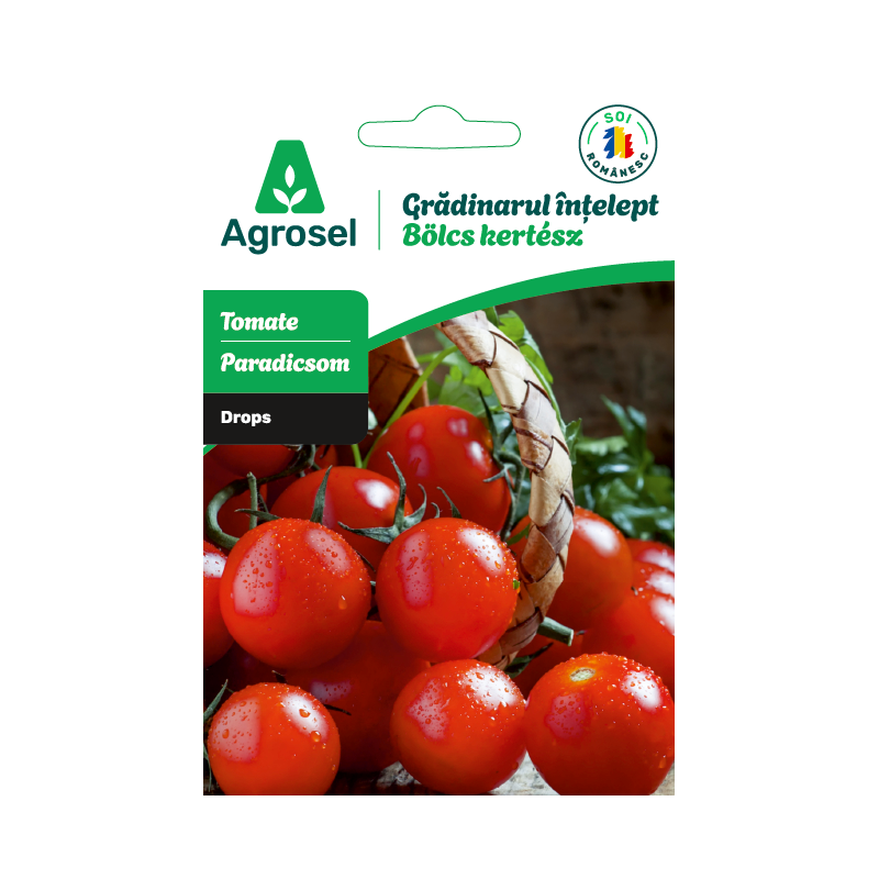 Seminte Tomate DROPS (rosu rotund), Agrosel - 0,4 g