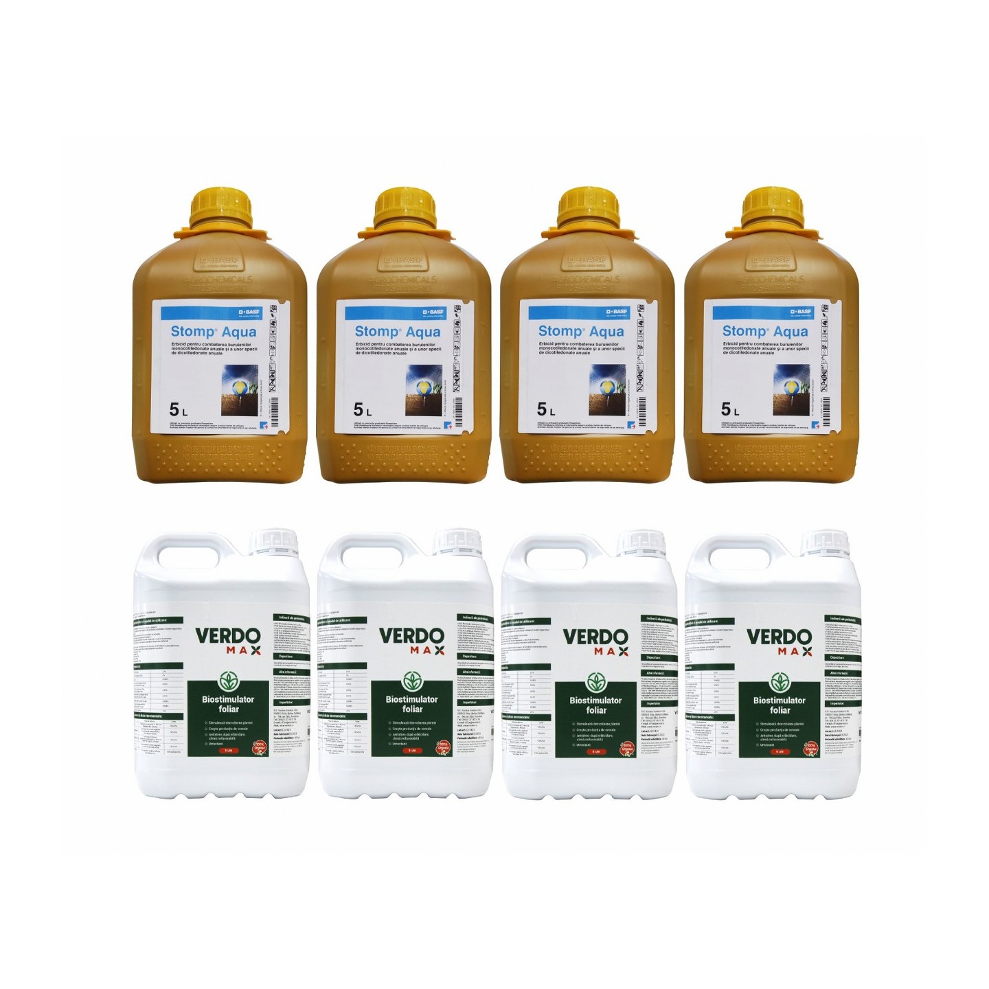 Suddan×Bogor×YM mix spore Pachet SMART-MIX 96: STOMP AQUA 20 L + VERDOMAX 20 L