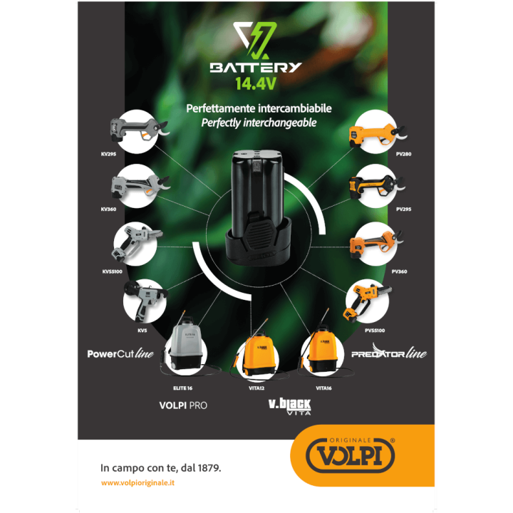 Foarfeca electrica cu acumulatori Volpi PV360