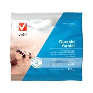DURACID Furnici 100 g Vebi – insecticid granulat eficient pentru combaterea furnicilor