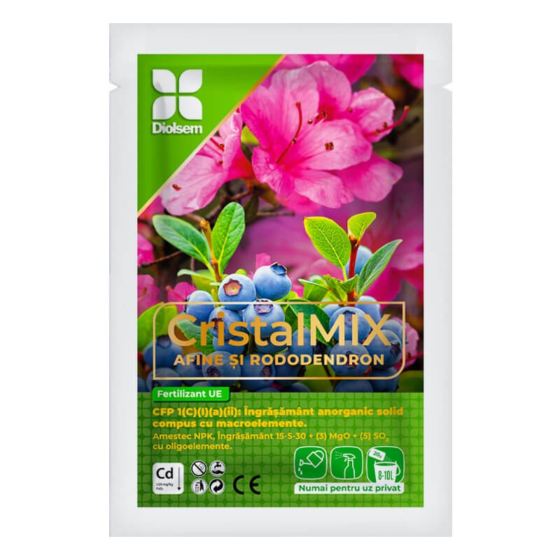 Ingrasamant hidrosolubil CristalMix Afine si Rododendron - 20 g