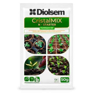 Ingrasamant hidrosolubil CristalMix N-Starter - 50 g, Diolsem