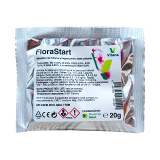 FLORASTART 20 g, Vitana,  Stimulator Inflorire si Legare fructe eficient!