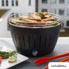 Pachet SMART-MIX 262 - LOTUS GRILL CLASSIC ANTRACIT + Capac sticla + Sac carbuni + Gel aprindere
