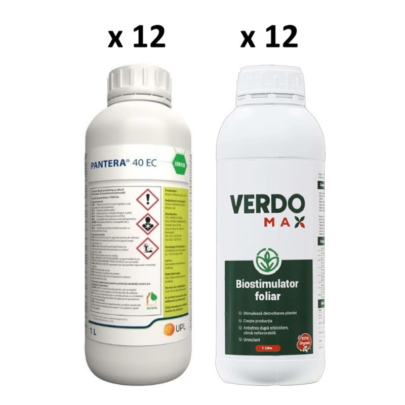 Pachet SMART-MIX 264 - PANTERA 40 EC 1 L (x 12) + VERDOMAX 1 L (x 12)