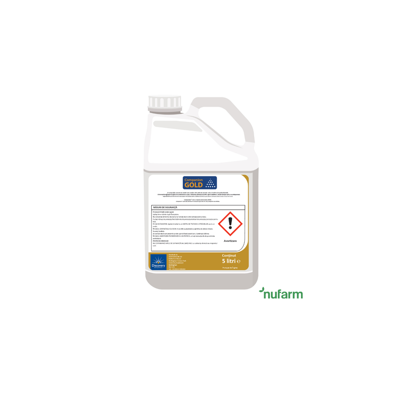 Adjuvant COMPANION GOLD - 5 Litri, Nufarm, formula complexa