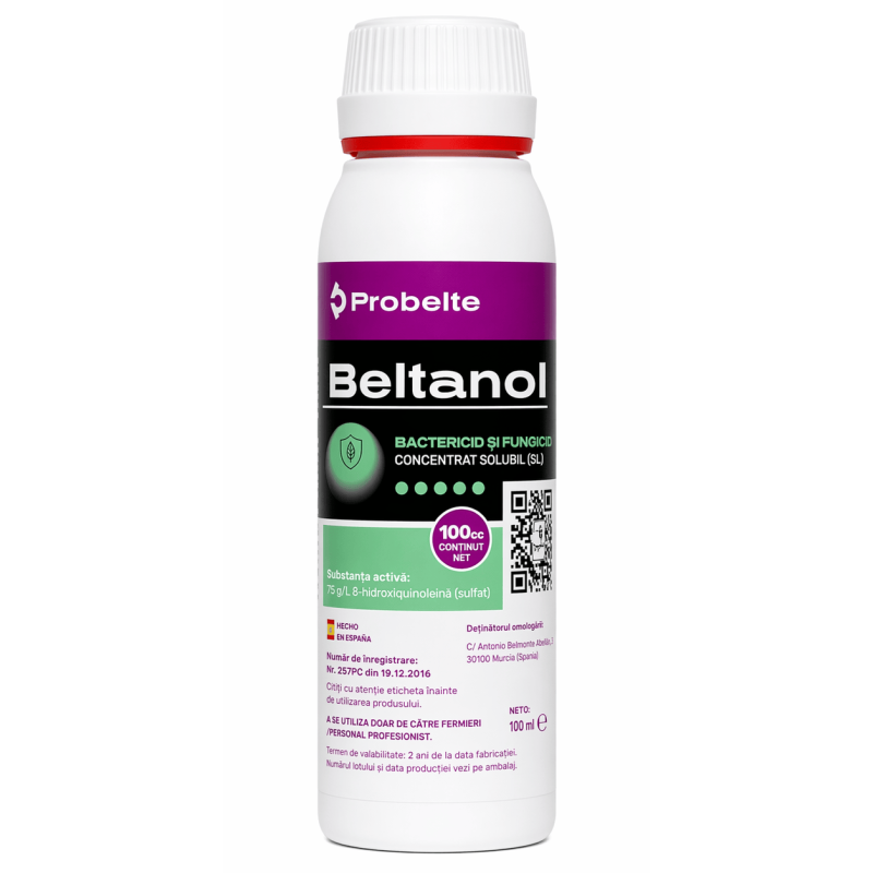 Fungicid-bactericid BELTANOL - 100 ml, Probelte, Solanacee, Curcubitacee