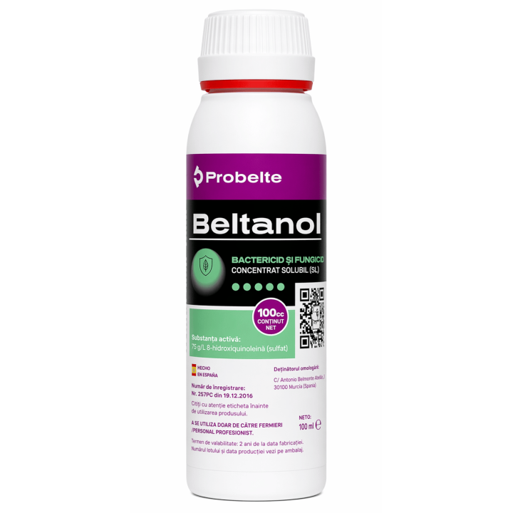 Fungicid-bactericid BELTANOL - 100 ml, Probelte, Solanacee, Curcubitacee