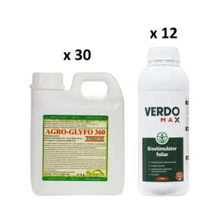 Pachet SMART-MIX 269 - AGRO GLYFO 1 L (x30) + VERDOMAX 1 L (x12)