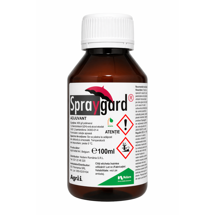 Adjuvant SPRAYGARD, Nufarm, 100 ml