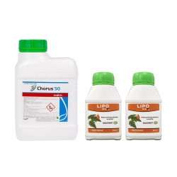 Pachet SMART-MIX 151 - Fungicid CHORUS® 50 WG, Syngenta 1 kg + Adjuvant ecologic LIPOMAX® 500 ml