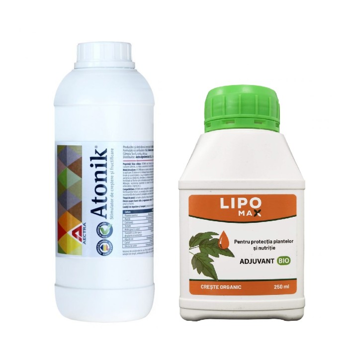 Pachet SMART-MIX 273 - Biostimulator ATONIK, Aectra 1 L + Adjuvant LIPOMAX 250 ml