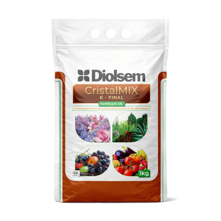 Ingrasamant hidrosolubil CristalMix K-Final (3-11-38) - 1 kg, Diolsem