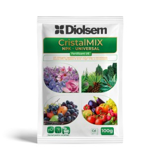 Ingrasamant hidrosolubil CristalMix NPK-Universal (18-18-18) - 100 gr, Diolsem