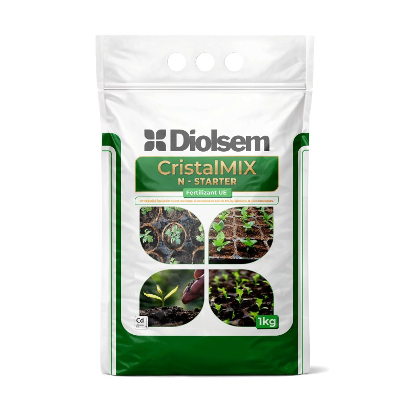 Ingrasamant hidrosolubil CristalMix N-Starter - 1 kg, Diolsem