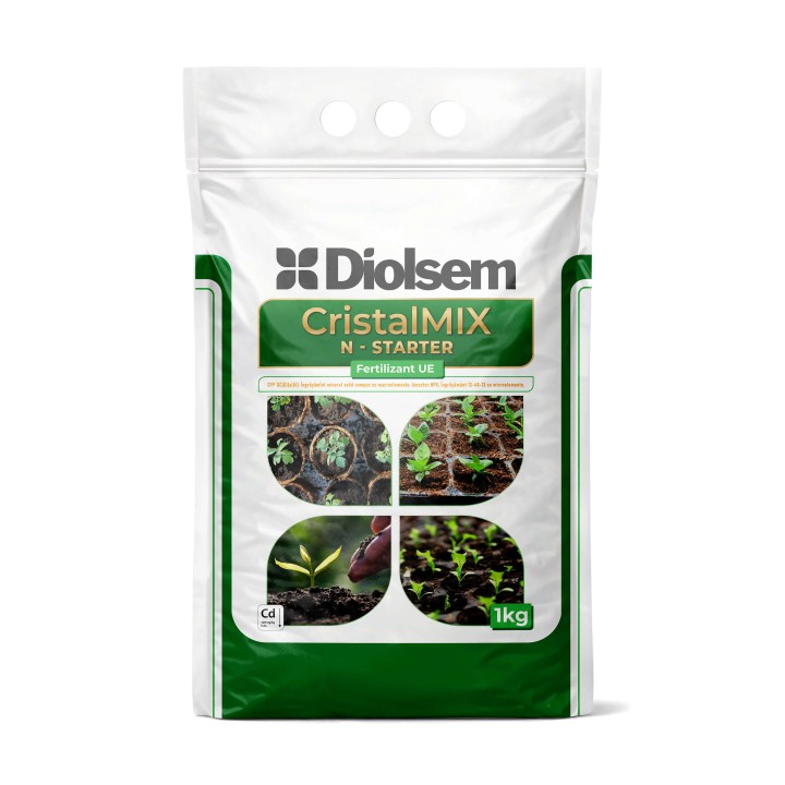 Ingrasamant hidrosolubil CristalMix N-Starter - 1 kg, Diolsem