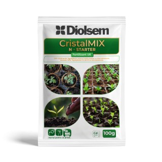 Ingrasamant hidrosolubil CristalMix N-Starter (13-40-13) - 100 g, Diolsem