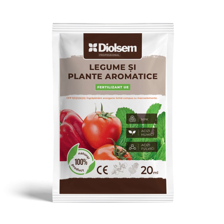 Ingrasamant Legume si Plante aromatice - 20 ml, Diolsem, Organic