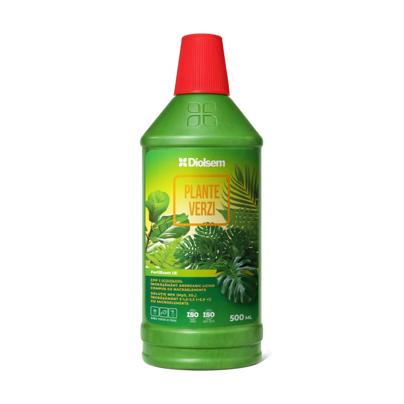 Ingrasamant mineral lichid Plante Verzi - 500 ml, Diolsem