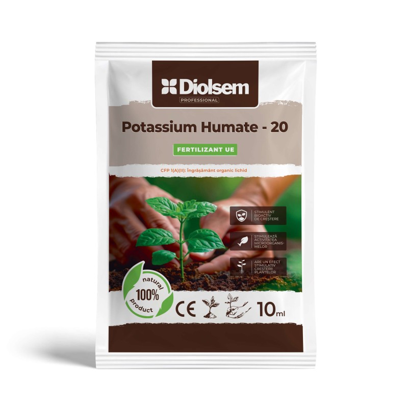 Ingrasamant Professional Potassium Humate 20 - 10 ml, Organic