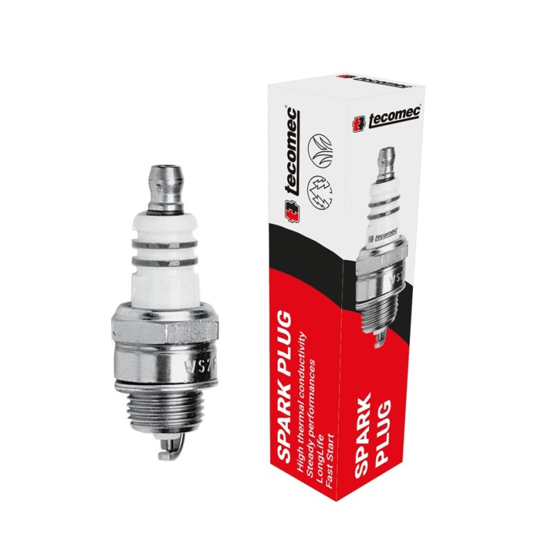 Bujie TECOMEC Hexagon 19 echivalent RCJ7Y NGK BPMR7A pentru drujbe si motocoase