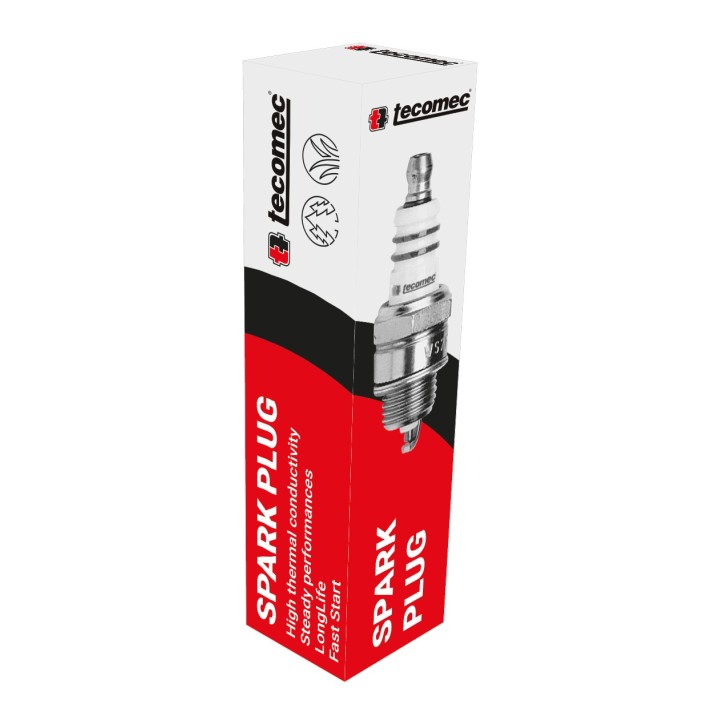 Bujie TECOMEC Hexagon 19 echivalent RCJ7Y NGK BPMR7A pentru drujbe si motocoase