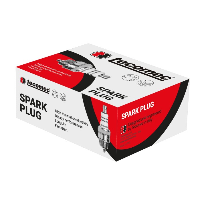 Bujie TECOMEC Hexagon 19 echivalent RCJ7Y NGK BPMR7A pentru drujbe si motocoase