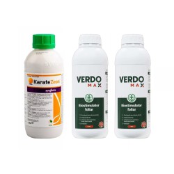 Pachet SMART-MIX 70 - Insecticid KARATE ZEON 1 Litru + Biostimulator VERDOMAX 2 Litri