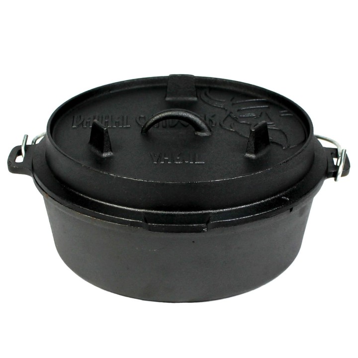 Pachet SMART-MIX 302 - Ceaun fonta VALHAL VH 6,1 Litri + Set 3 Borcane BORMIOLIO 1,5 Litri, cu Pompa si Capace vidare