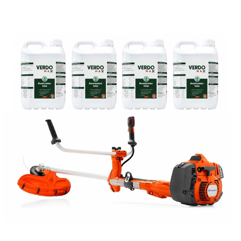Pachet SMART-MIX 304 - Motocoasa Husqvarna 545 RX + Biostimulator VERDOMAX 5 L (x 4 buc)