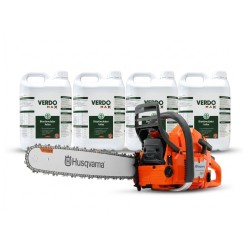 Pachet SMART-MIX 308 - Drujba Husqvarna 365 X-Torq + Biostimulator VERDOMAX 5 L (x 4 buc), Pachet special pentru fermieri