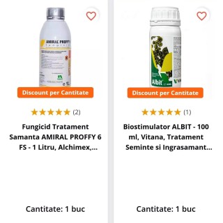 SMART-MIX 169: AMIRAL PROFFY 6 FS 1 Litru + ALBIT 100 ml