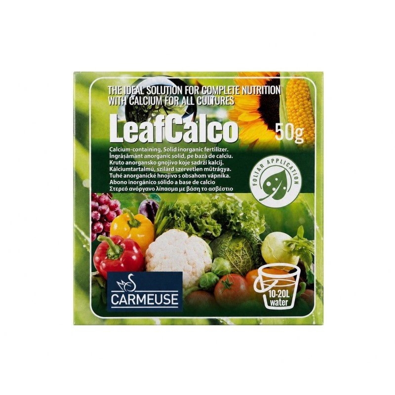 LEAFCALCO® 50 g - Ingrasamant foliar cu Calciu pur, Legume, Pomi, Cereale