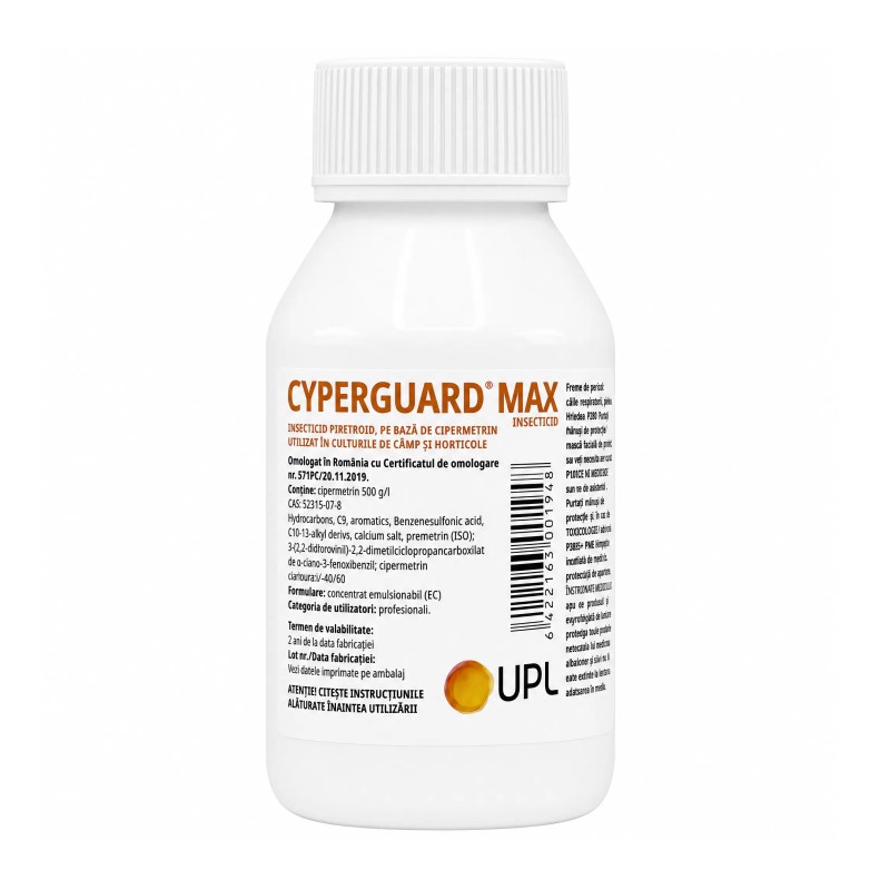 Insecticid CYPERGUARD MAX, UPL, Contact, 50 ml
