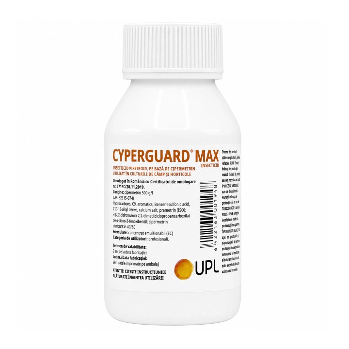 Insecticid CYPERGUARD MAX, UPL, Contact, 50 ml