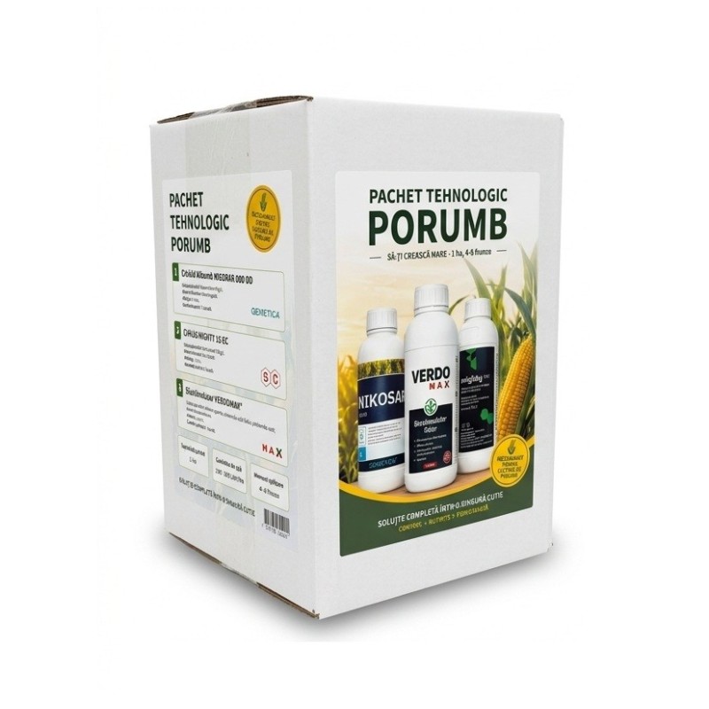 Pachet Porumb "Sa-ti Creasca Mare", 1 ha, 4-8 frunze