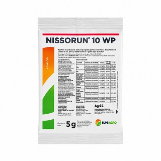 Insecticid acaricid NISSORUN 10 WP, Sumi Agro, 5 g