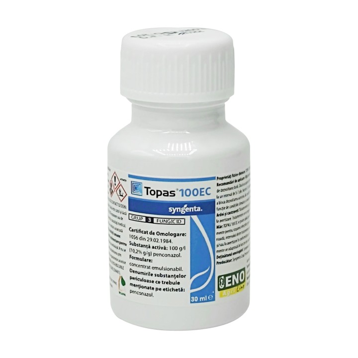 Fungicid TOPAS 100 EC, Syngenta, Sistemic, 30 ml