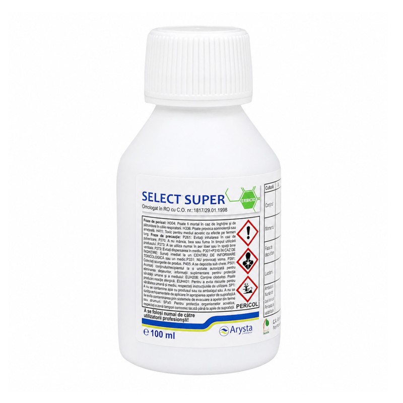 Erbicid SELECT SUPER, UPL, Postemergent, 100 ml