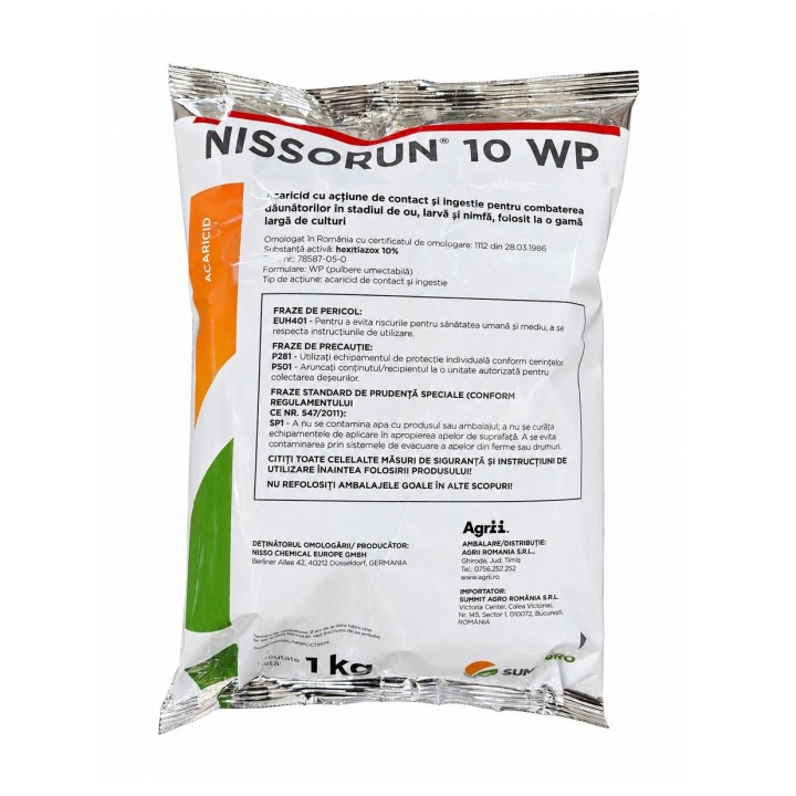 Insecticid acaricid NISSORUN 10 WP, Sumi Agro, 1 kg