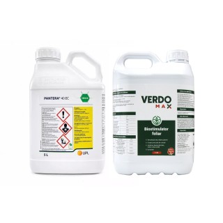 Pachet SMART-MIX 316 - Erbicid PANTERA 40 EC, UPL 5 Litri + Biostimulator VERDOMAX 5 Litri